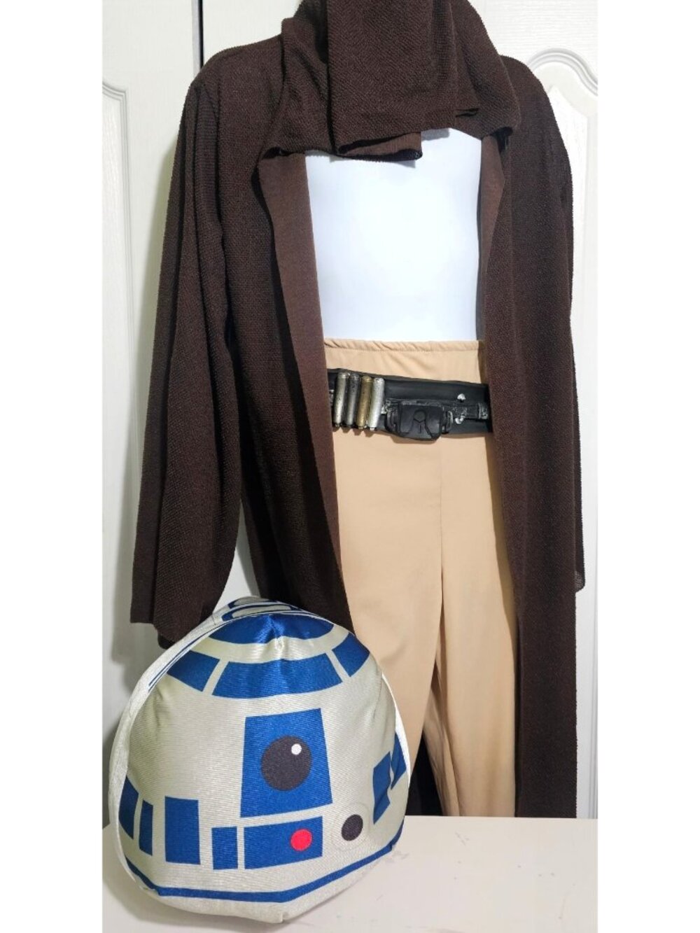 Anakin Skywalker Costume Boys 10-12 Star Wars Jedi Robe Belt Tsum Tsum R2D2